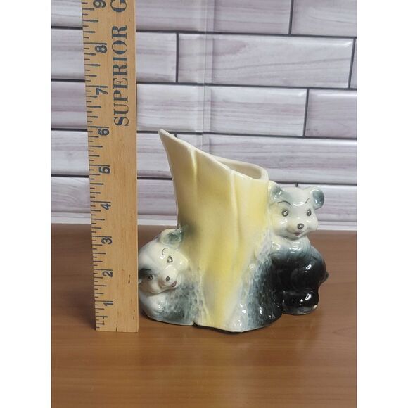 Vintage Bear Planter - Picture 2 of 10